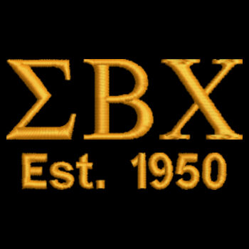 Sigma Beta Chi Zip Hoodie Design