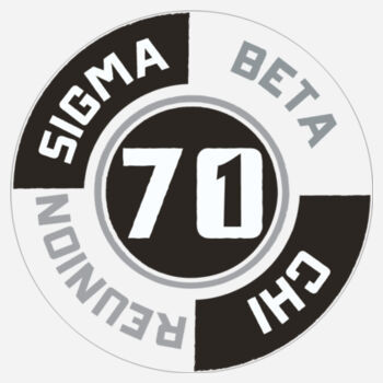 Sigma Beta Chi LS 70ish Reunion Tee Design