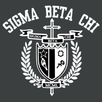 Sigma Beta Chi Tri-Blend Hoodie Tee L/S Design