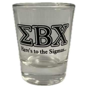 Sigma 75th Anniversay Shot Glass Design