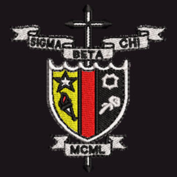Sigma Beta Chi Trucker Cap Shield Design