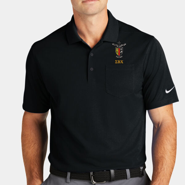 Sigma Beta Chi NIKE Dri-Fit Polo Logo/Letters Thumbnail
