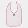 Infant Contrast Trim Premium Jersey Bib Thumbnail